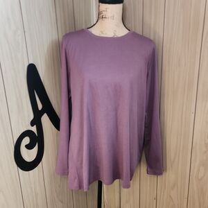 LOGO by Lori Goldstein Long Sleeve Top